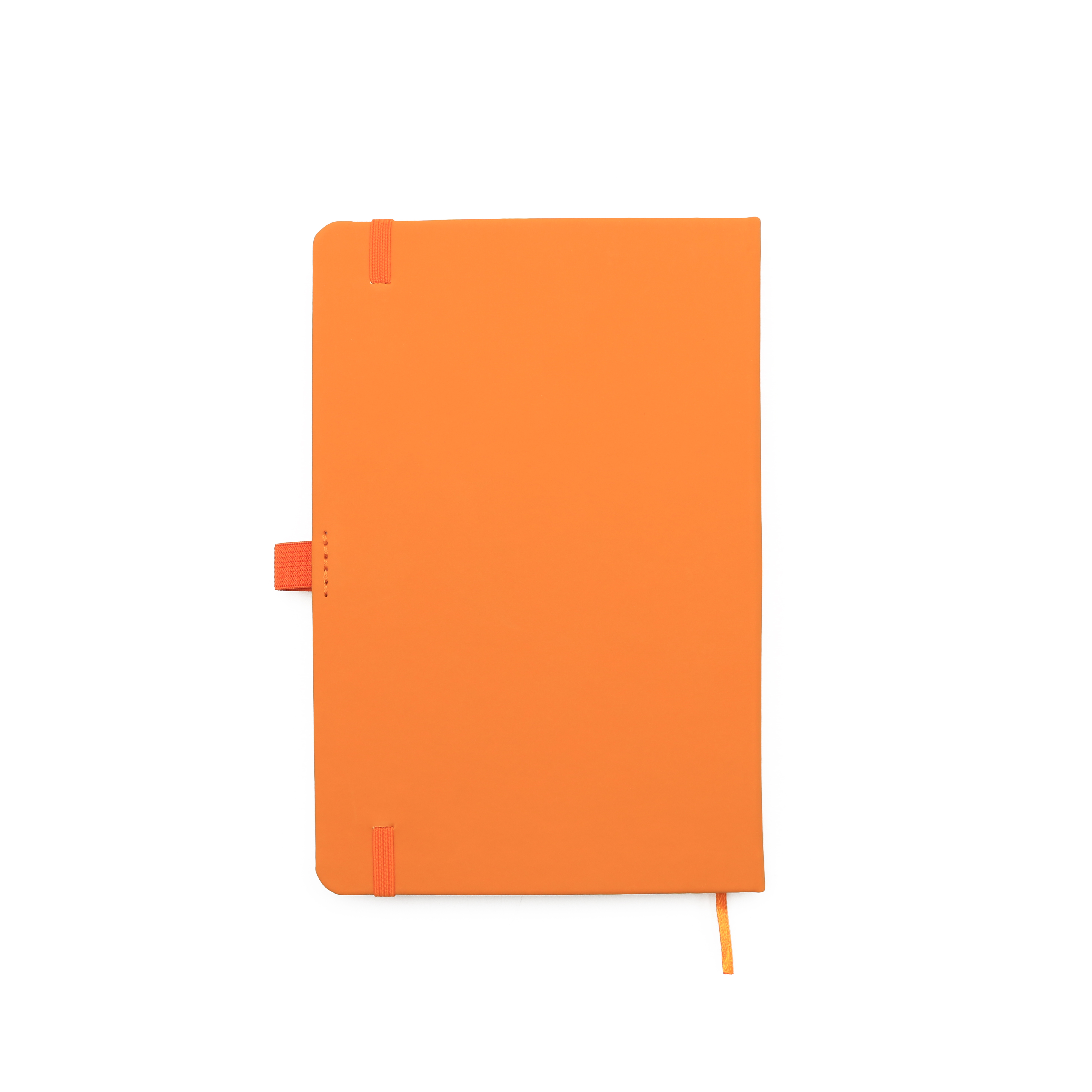 Personalised Life is Beautiful Hardcover Orange Notebook | PU A5 Leather Notebook/Diary